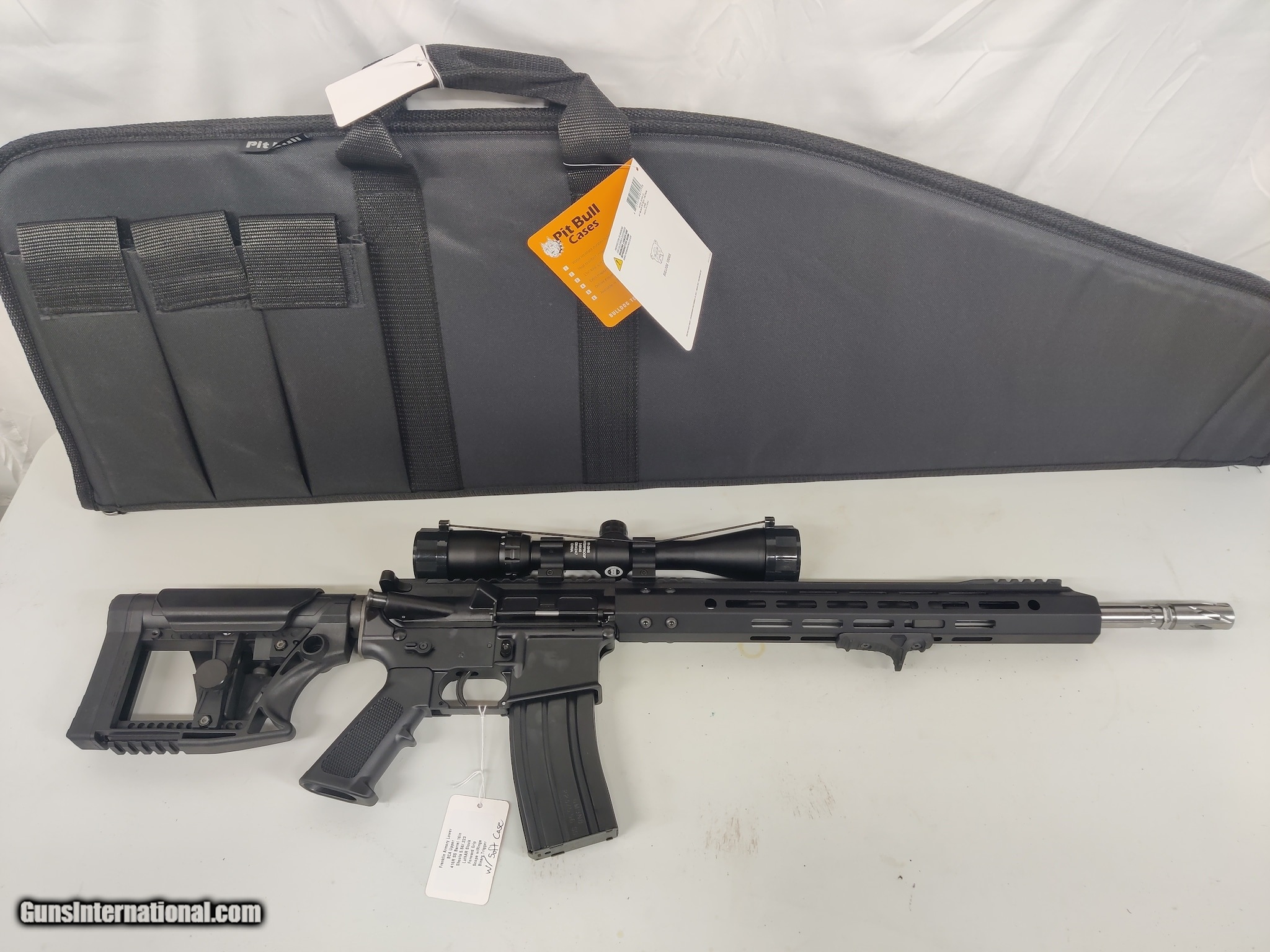 FRANKLIN ARMORY AR-15 w/BCA Upper, Binary, LuthAR Stock, Forward Grip ...