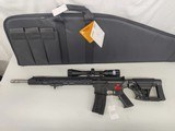 FRANKLIN ARMORY AR-15 w/BCA Upper, Binary, LuthAR Stock, Forward Grip, Soft Case .223 WYLDE - 1 of 7