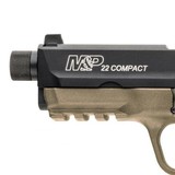 SMITH & WESSON M&P22 COMPACT CERAKOTE FDE THREADED BARREL - 7 of 7