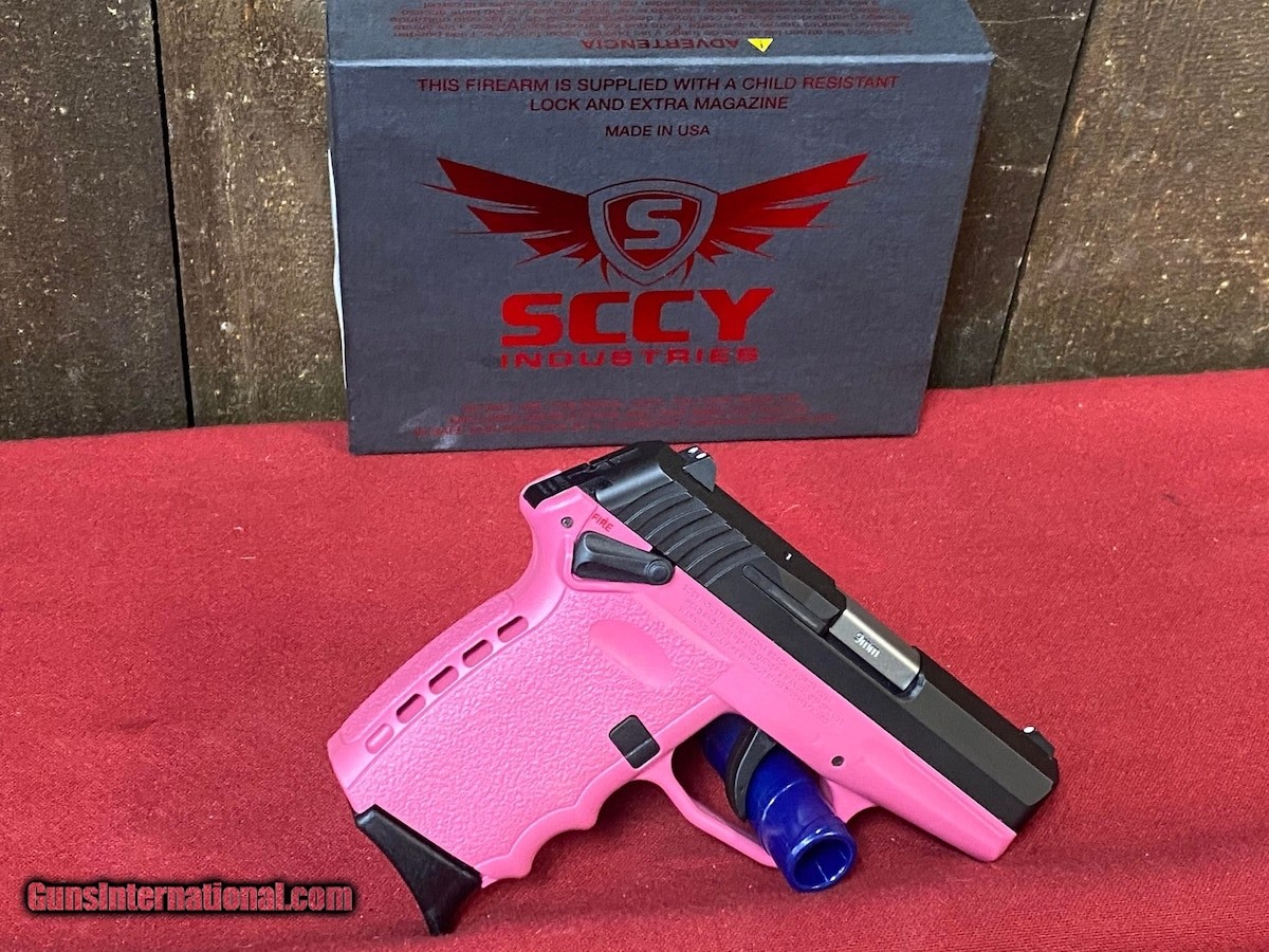 SCCY Pink CPX-1 CPX1 SUBCOMPACT WITH SAFETY