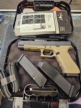 GLOCK 35 G35 GEN 4 DARK EARTH CUTOUT SLIDE .40 S&W - 1 of 3