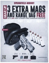SPRINGFIELD ARMORY XD-M ELITE GEAR UP PACKAGE 9MM LUGER (9X19 PARA) - 2 of 2