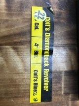 COLT 1969 DIAMONDBACK 4 W/ ORIGINAL BOX! .22 LR - 2 of 7