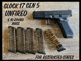 GLOCK 17
Gen 5 9MM LUGER (9X19 PARA) - 1 of 2