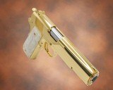 TISAS All 24K GOLD Plated 1911 45ACP, Mirror Finish and Upgraded Grips .45 ACP - 1 of 3