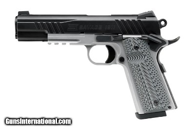 SAVAGE ARMS 1911 GOVT TWO TONE RAIL .45 ACP