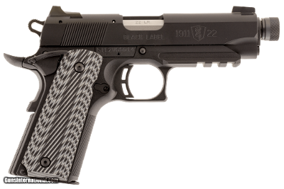 BROWNING 1911-22 BLACK LABEL COMPACT SUPPRESSOR READY WITH RAIL .22 LR
