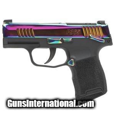 SIG SAUER P365-380 (MANUAL SAFETY) [RAINBOW TITANIUM] .380 ACP