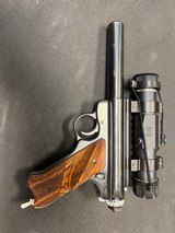 Pistolet à plomb air comprimé Ruger Mark I - armurerie JP Fusil Finition  Noir