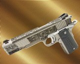 ROCK ISLAND ARMORY 1911 ROCK FS TACTICAL, 45 ACP, "French Filigree Scroll" Design, Deep Engraved .45 ACP - 3 of 3