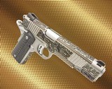ROCK ISLAND ARMORY 1911 ROCK FS TACTICAL, 45 ACP, "French Filigree Scroll" Design, Deep Engraved .45 ACP - 1 of 3