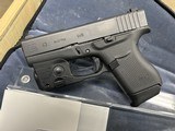 GLOCK 43 g43 w/ Trijicon Night Sights & TLR6 9MM LUGER (9X19 PARA) - 3 of 3