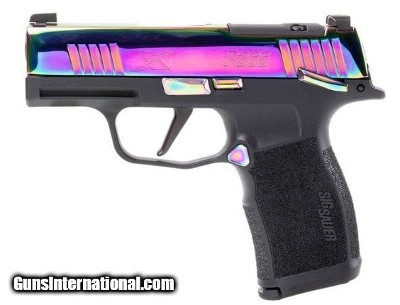 SIG SAUER P365X (MANUAL SAFETY) [RAINBOW TITANIUM] 9MM LUGER (9X19 PARA)
