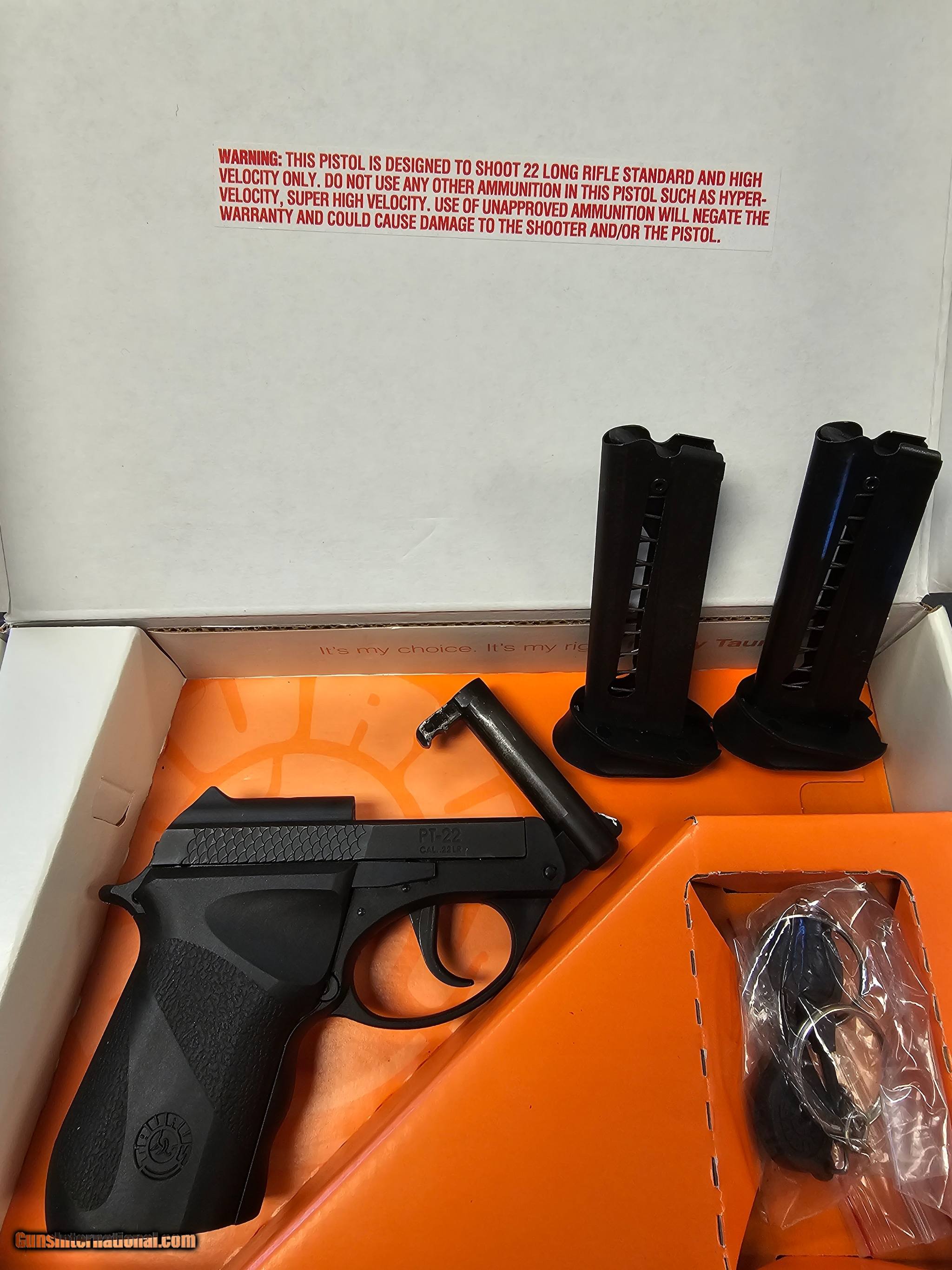 Taurus Pt22 22 Lr