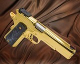 COLT 1911 GOLD CUP TROPHY 45ACP - All 24K GOLD and Upgraded Grips .45 ACP - 2 of 3