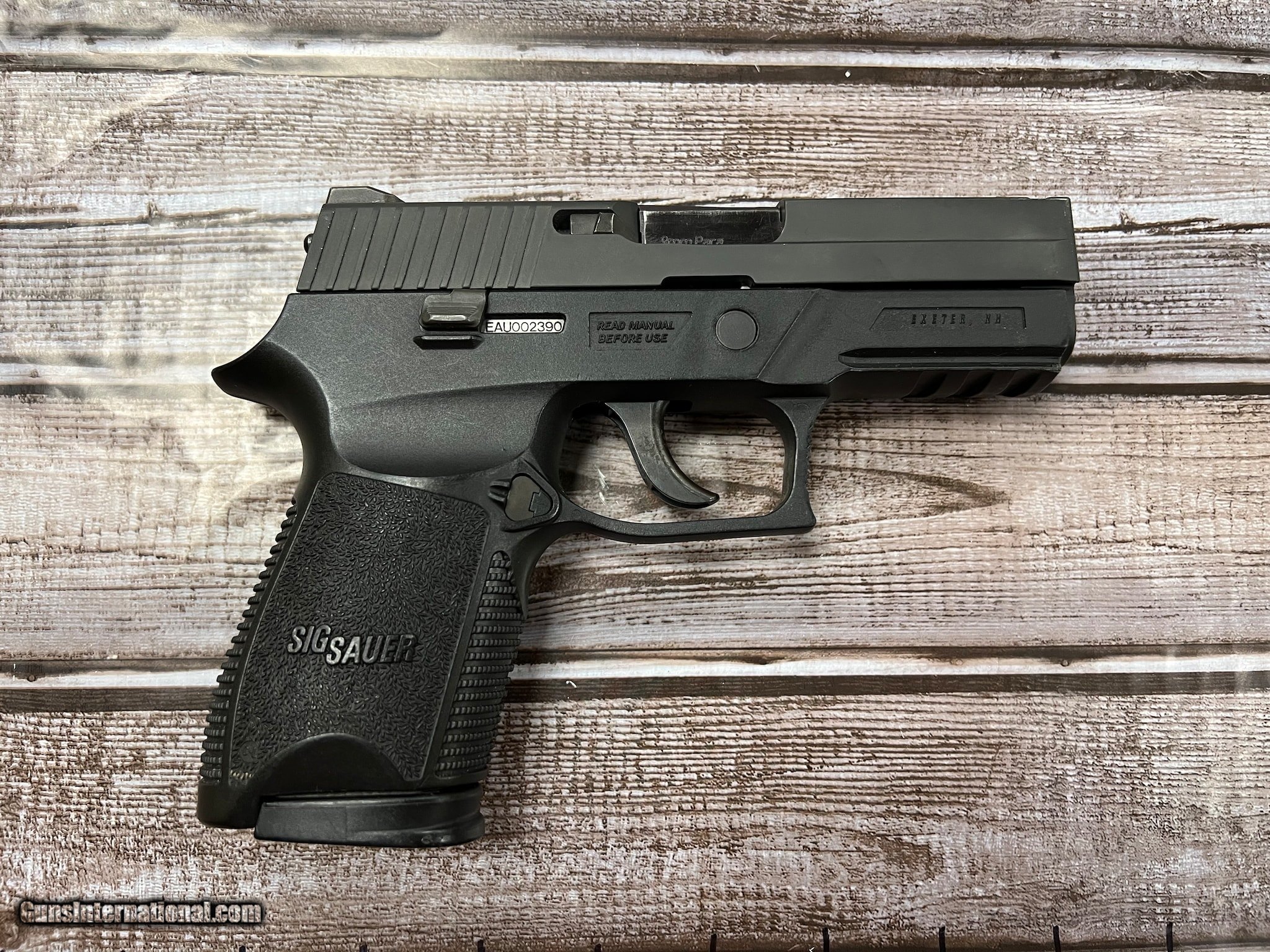 SIG SAUER P250 9MM LUGER (9X19 PARA)