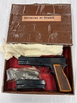 BROWNING "HI-POWER" MADE IN BELGIUM 9MM LUGER (9X19 PARA) - 1 of 3