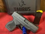 TAURUS GX4 Micro Compact 9MM LUGER (9X19 PARA) - 1 of 3