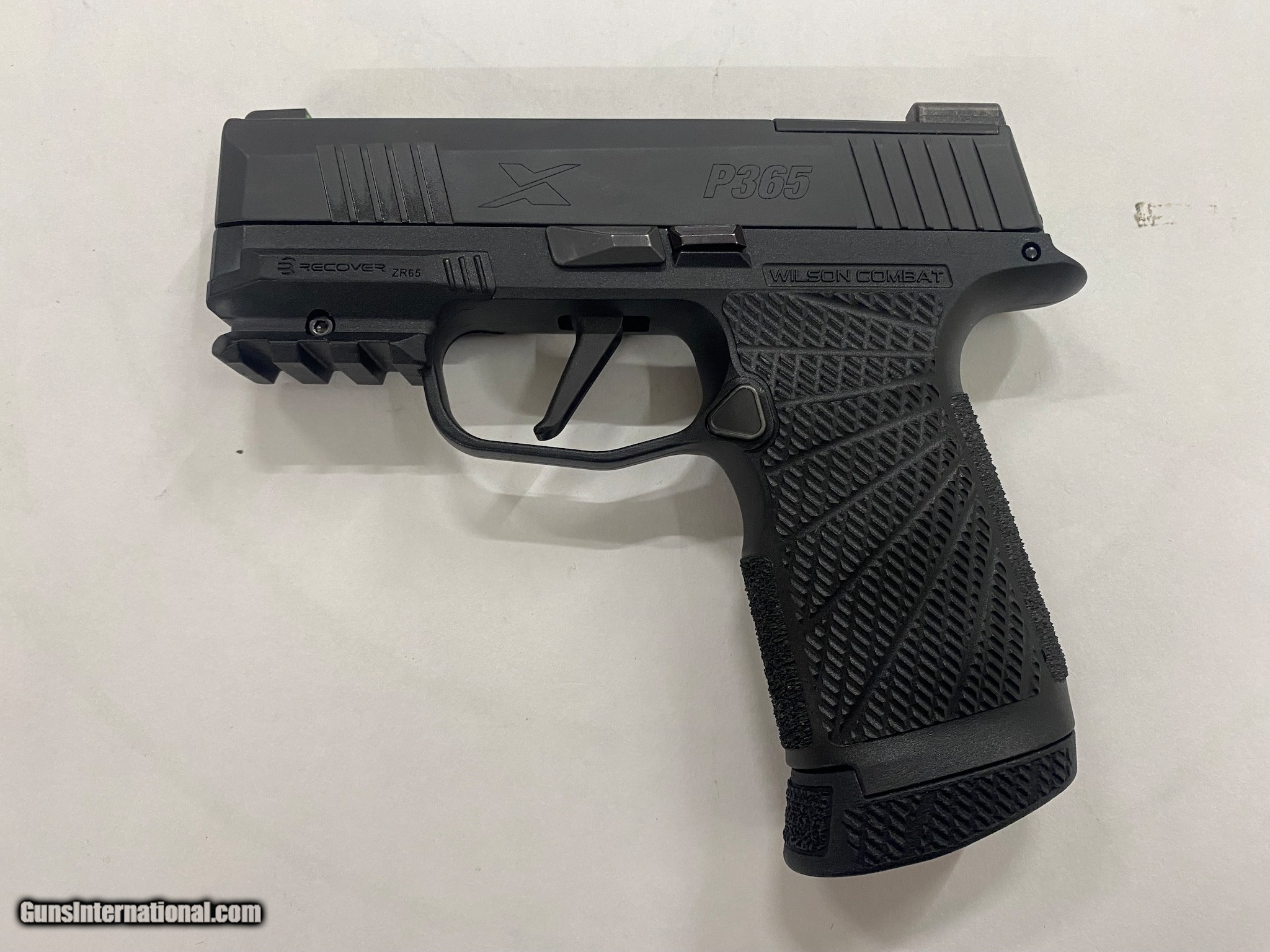 Sig Sauer P365x Wilson Combat Grip 9mm Luger 9x19 Para 