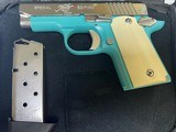 KIMBER MICRO 9 Teal off white grips Special Edition 9MM LUGER (9X19 PARA) - 2 of 2