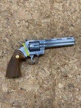 COLT PYTHON (NICKEL) .357 MAG - 1 of 2