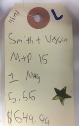 SMITH & WESSON AR 15 M&P 15 5.56 NATO 5.56X45MM NATO - 3 of 3