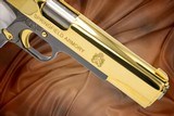 SPRINGFIELD ARMORY - 1911 Mil-Spec - 24K Gold & Black Chrome Plated .45 ACP - 2 of 3