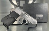 WALTHER MODEL PPK/S STAINLESS INTERARMS IMPORT .380 ACP - 1 of 3