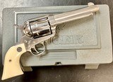 RUGER VAQUERO 45LC BRIGHT STAINLESS STEEL W/ ORIGINAL BOX & PAPERS .45 LC - 3 of 3