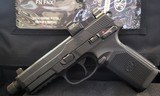 FN FNX-45 FNX 45 TACTICAL WITH optic & light .45 ACP - 2 of 3