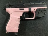 WALTHER PK380 PINK FRAME .380 ACP - 2 of 3