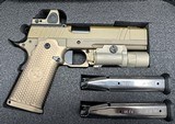 NIGHTHAWK CUSTOM SANDHAWK COMP IOS SYSTETM RMR, SUREFIRE X300 9MM LUGER (9X19 PARA) - 1 of 1