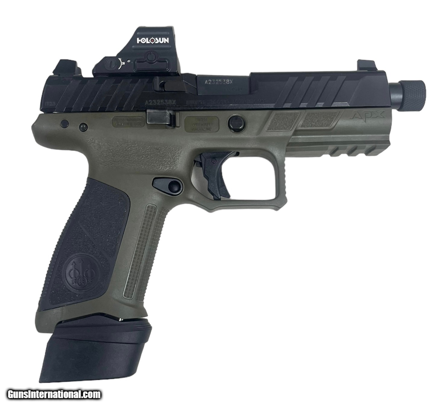 Beretta Apx A1 Tactical 9mm Luger 9x19 Para