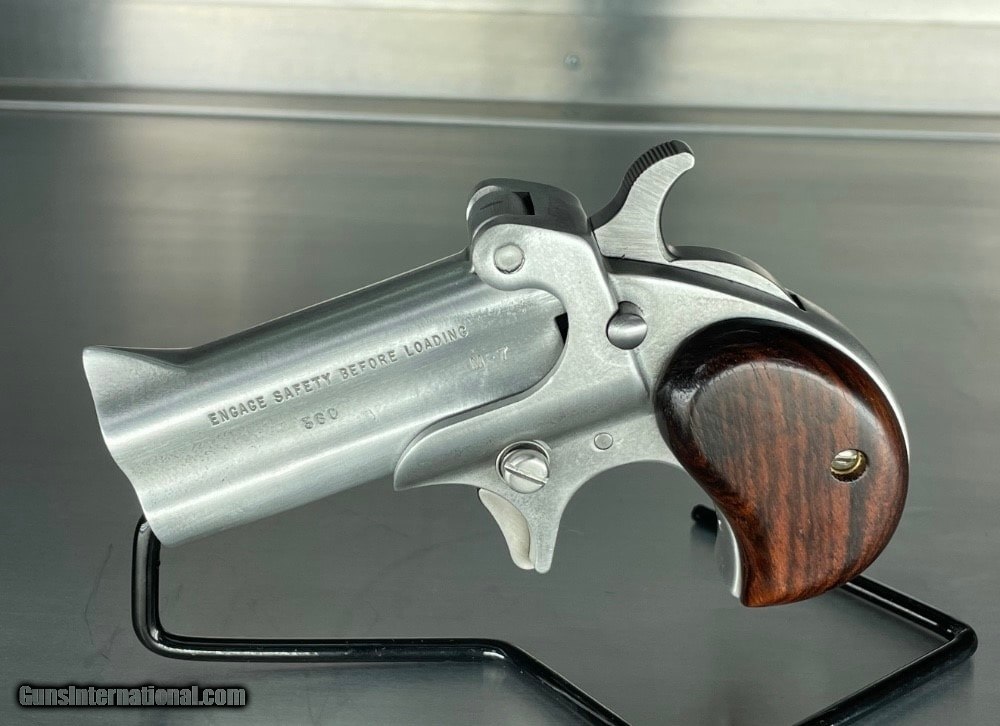 AMERICAN DERRINGER CORPORATION M-7 Model 7, Stainless Steel Double ...