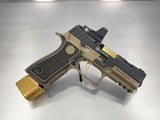 SIG SAUER Custom Works P320 X-Carry Spectre, TiN Gold 3.9" Barrel & Trigger, Greyguns Grip Module & Gas Pedal W/ Leupold Delta Point Pro 9MM LUGE - 2 of 3