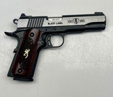 BROWNING 1911 BLACK LABEL .380 ACP - 1 of 3