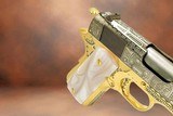 ROCK ISLAND ARMORY 1911Customized, 38 Super, MAYAN AZTEC Engraved, 24K GOLD & Black Chrome .38 SUPER - 3 of 3