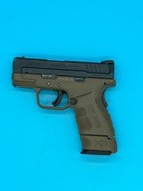 SPRINGFIELD ARMORY XD9 Sub compact 9MM LUGER (9X19 PARA) - 1 of 3