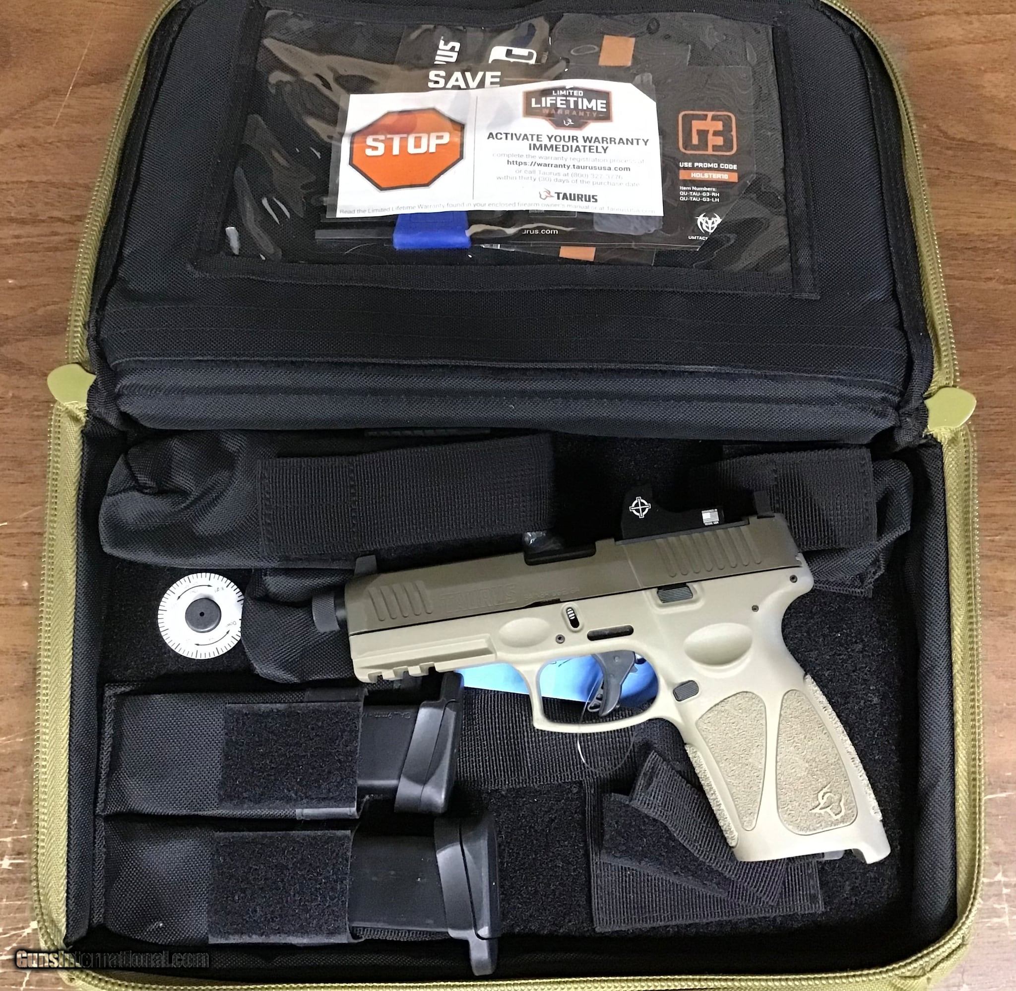 TAURUS G3 TACTICAL 9MM LUGER (9X19 PARA) for sale