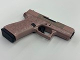 GLOCK G43X CUSTOM ENGRAVED 9MM LUGER (9X19 PARA) - 2 of 3