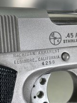 MICHIGAN ARMS 1911 American Commander Model II Stainless Steel 45 ACP .45 ACP - 2 of 3