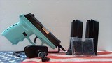 SCCY CPX 2 9mm Aqua Blue Frame 9MM LUGER (9X19 PARA) - 1 of 3