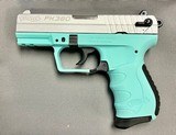 WALTHER PK380 Nickel / Angel Blue .380 ACP - 1 of 3