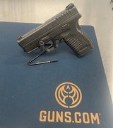 SPRINGFIELD ARMORY XDS-9
3.3 9MM LUGER (9X19 PARA) - 1 of 3