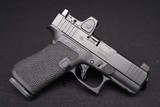 GLOCK CUSTOM 43X Trijicon RMRcc 9MM LUGER (9X19 PARA) - 2 of 3