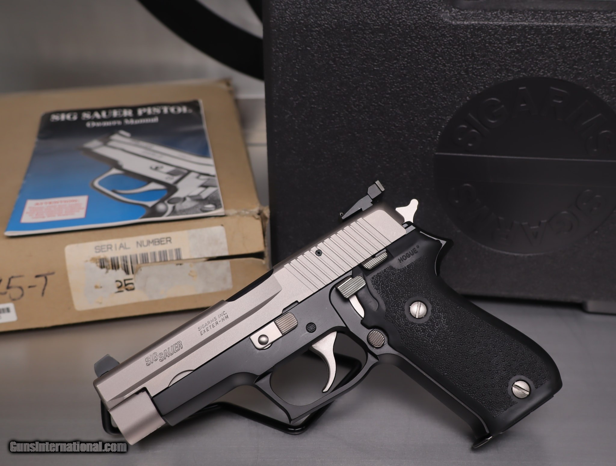 SIG SAUER P220 P 220 Nickel 2 Tone Two Tone Made in West Germany .45 ACP