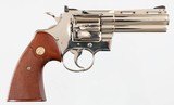 COLT PYTHON 4" NICKEL RARE 1972 YEAR MODEL EXCELLENT CONDITION .357 MAG - 1 of 3