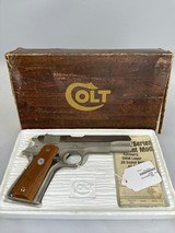 COLT MKIV SERIES 70 NICKEL .45 ACP - 1 of 2