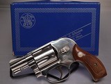 SMITH & WESSON Nickel Model 38 No Dash Airweight Bodyguard Shrouded Hammer .38 SPL - 1 of 3