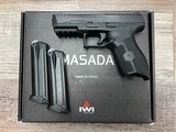 IWI MASADA 9MM LUGER (9X19 PARA) - 1 of 3